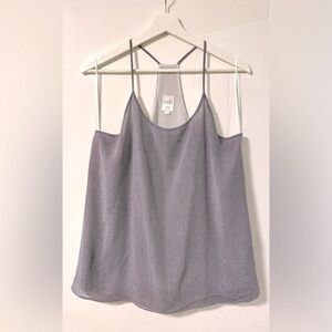 TWIK - Blue and White Striped Racerback Camisole - Size US L